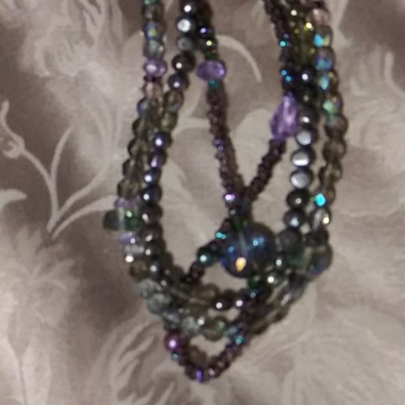 11" Triple strand necklace - Picture 4 of 6